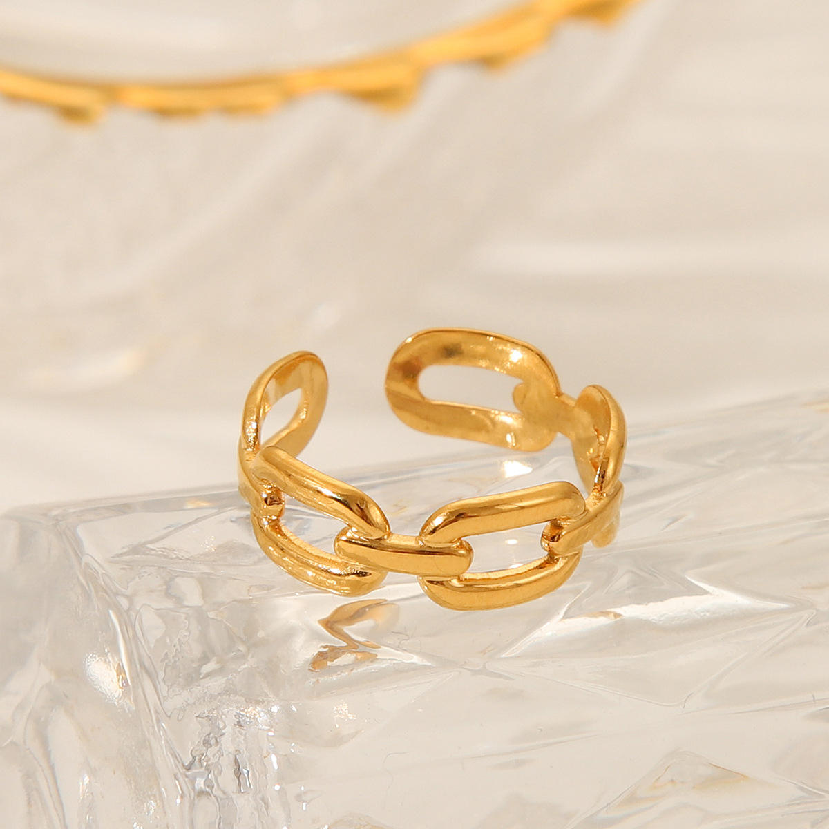 Golden Loop Ring